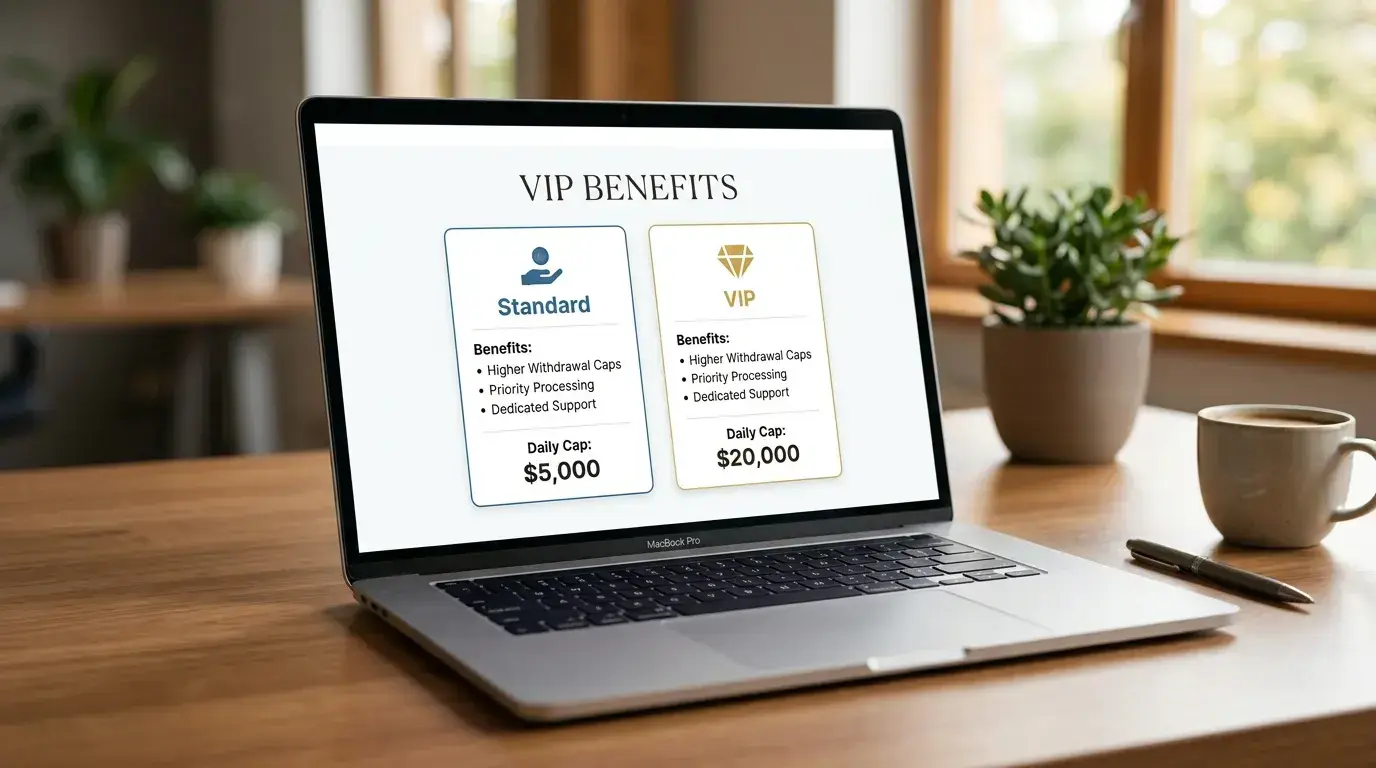VIP tier withdrawal limit benefits at PayID casinos