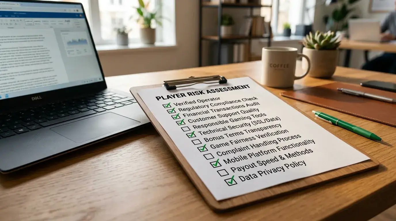 Risk assessment checklist for Australian players using PayID at online casinos