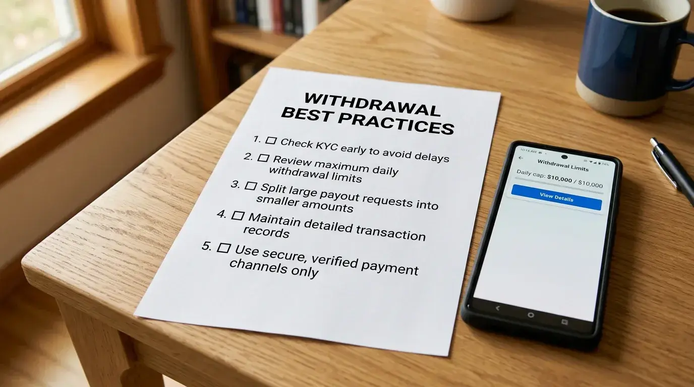 Best practices for managing PayID casino withdrawal limits effectively